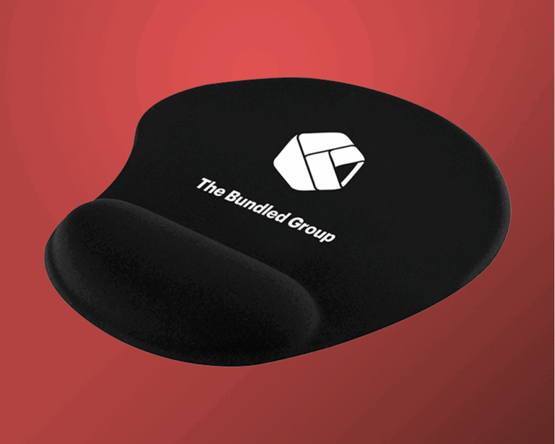 Solid Jersey Mouse Pad with Wrist Rest