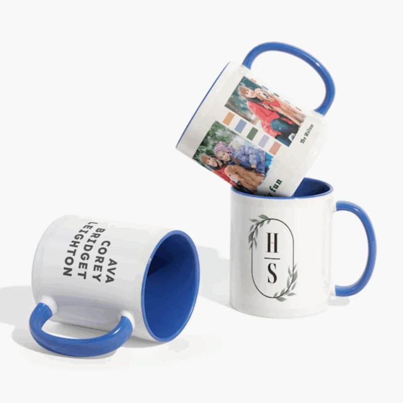 11Oz. Accent Ceramic Custom Mugs - Image 2